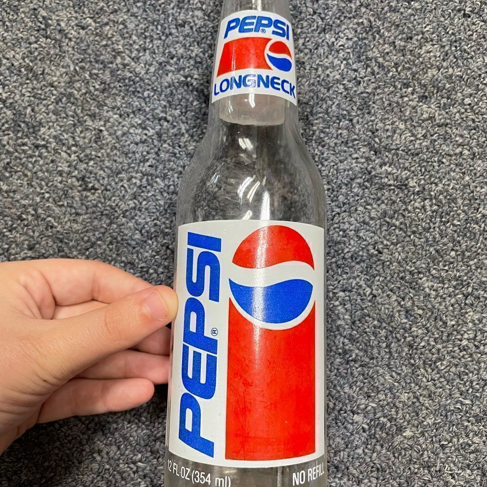 Vintage Pepsi Glass Bottle